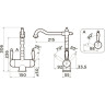 Смеситель OMOIKIRI AMAGASAKI-DC 4994070