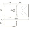 Мойка OMOIKIRI YASUGATA 100-BL Tetogranit/черный 4993844